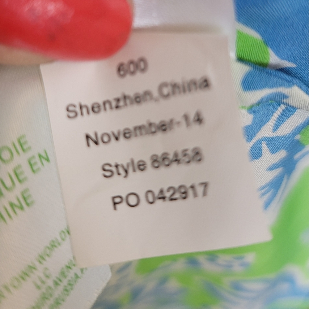Lilly Pulitzer Elsa Silk Top View 6